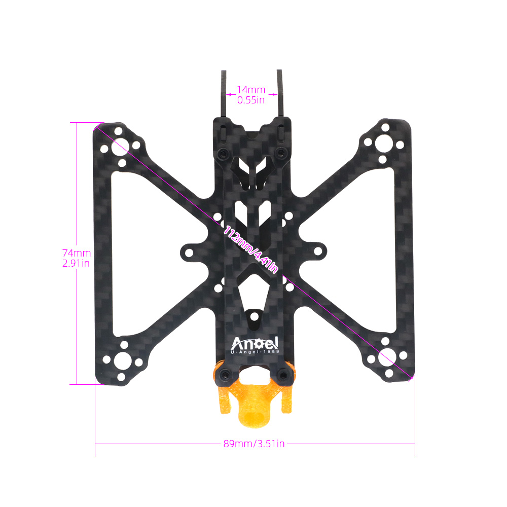 Angel20 Frame Kit 2 inci RC Dr - Drone Kit Octocopter ulasan dan harga